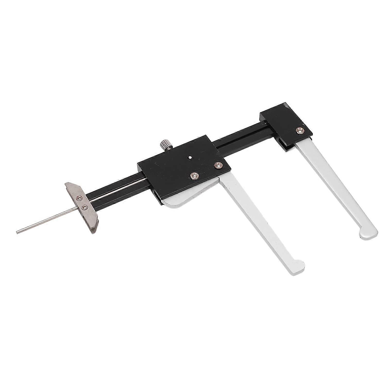 Metric Brake Disc Depth Caliper with Lever Action Floating Jaw, Heavy Duty Aluminium Alloy Measuring Tool, Easy Storage