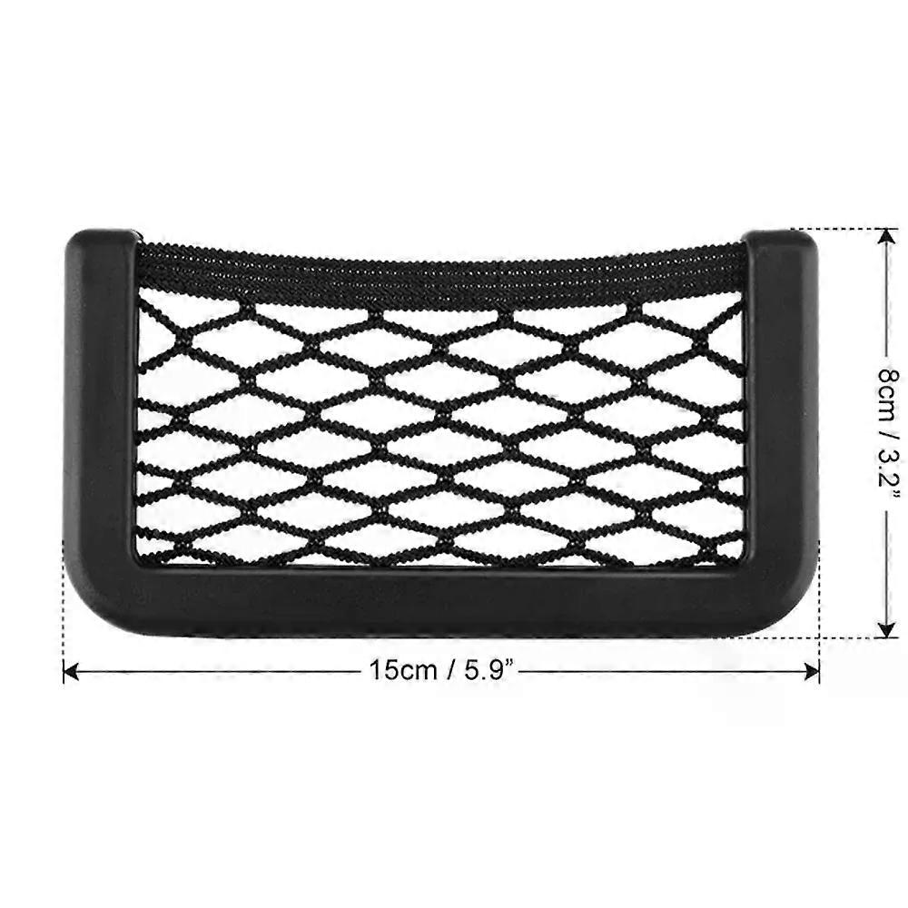 Onever Nylon Car Seat Back Storage Net Bag Universal Auto Car Door Side Storage Elastic String Bag Mesh Pocket Organizer Bags