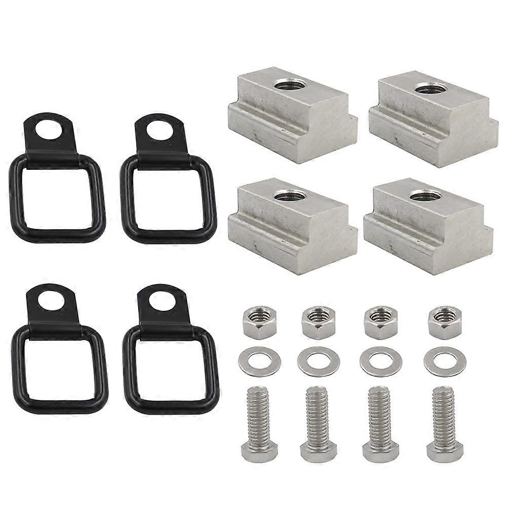 Chain Clevis Hook Bed Deck Rail Cleat Set Trailers Flatbeds Head Steel 1Set