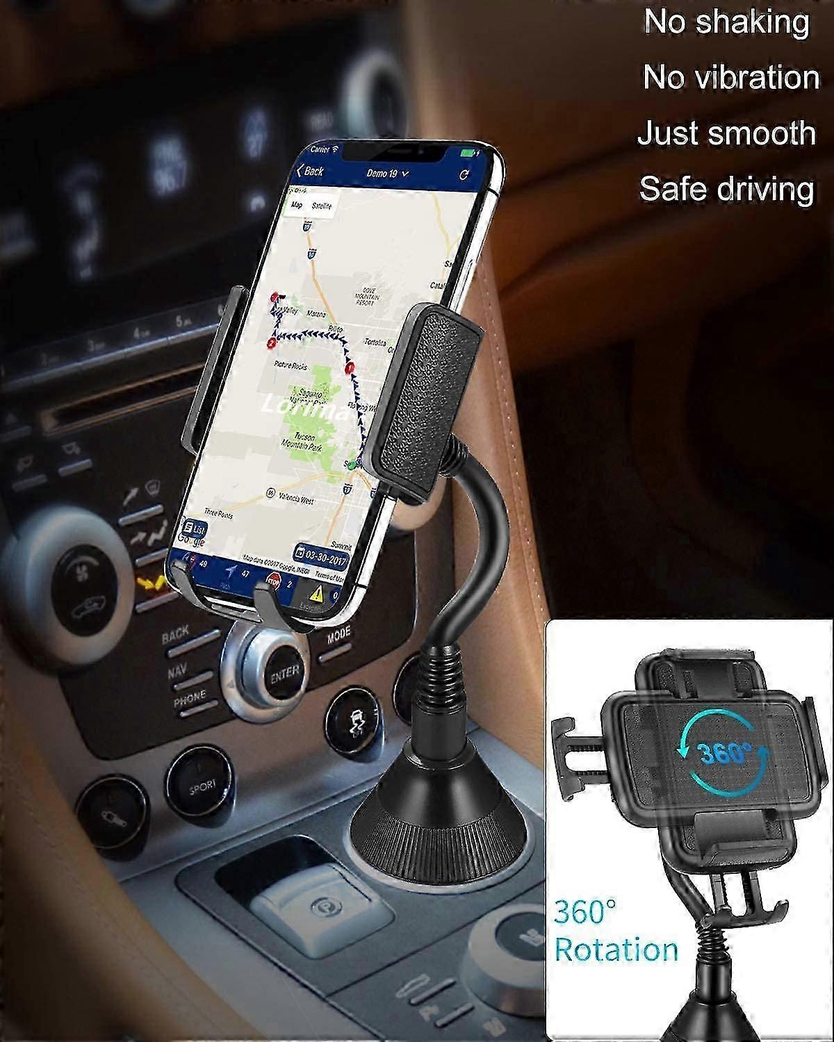 Auto-Getränkehalter Handyhalter mit langem elastischem Hals passend für Handy iPhone 11 Pro Max / SE / XS / Max / X / 8 / 7 Plus / Galaxy / Google Pixel