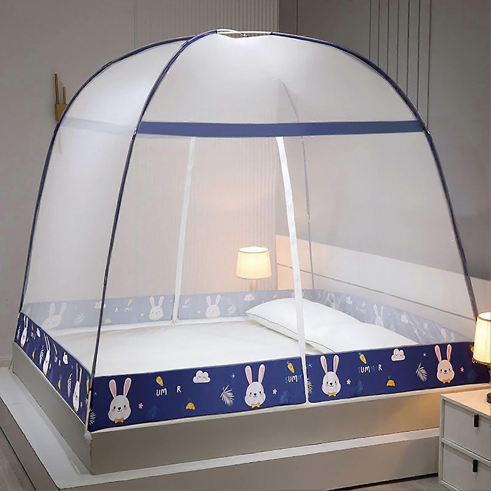 Mosquito net, canopy bed, portable travel mosquito nets, foldable doubledoor mosquito camping curtain I 1.2M