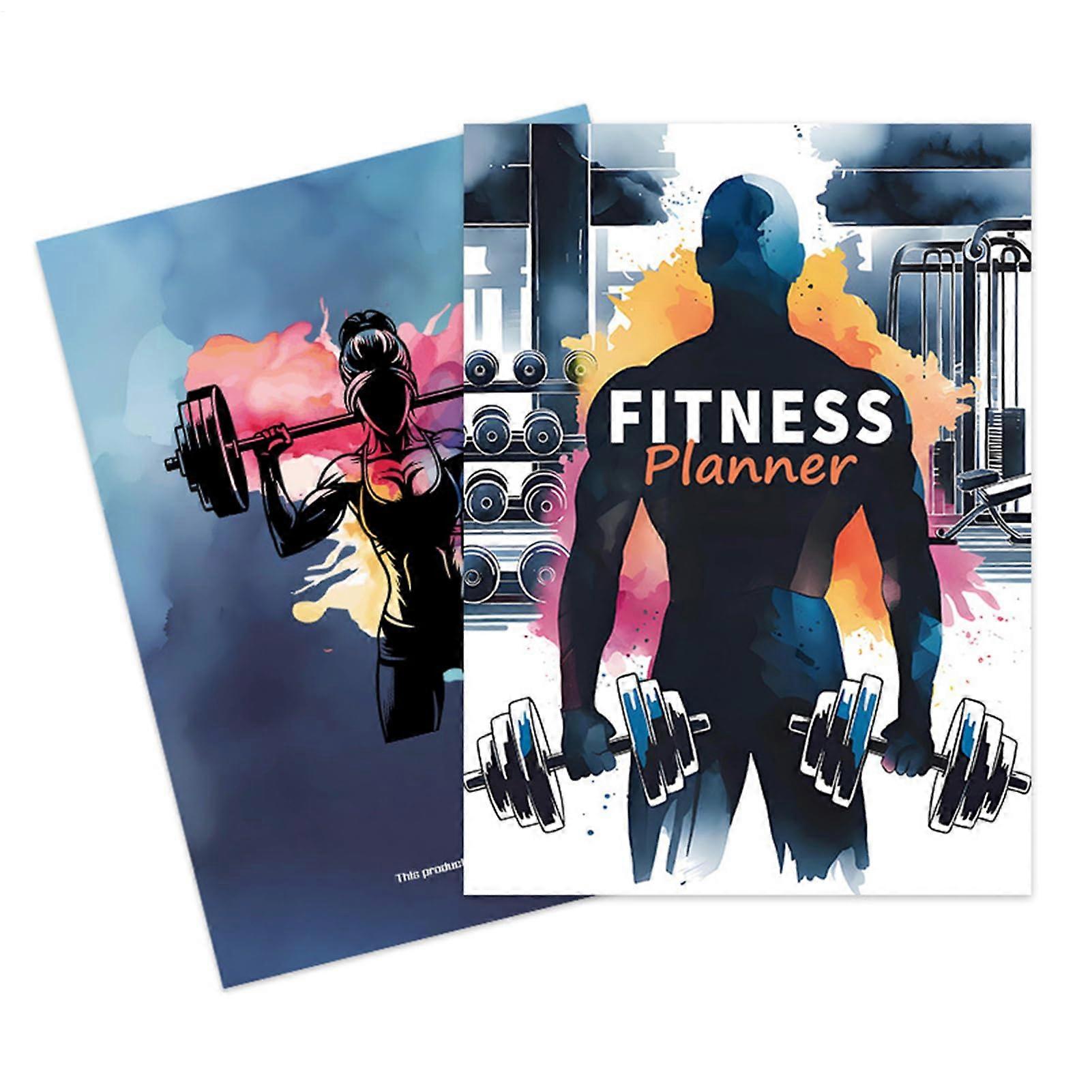 Fitness Journal for Men and Women - Track Physical Progress, Gym and Home Workouts, Strength Training and Health Goals
