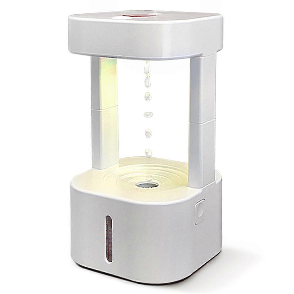 Anti Gravity Water Drop Humidifier Colorful LED Night Light Mist Diffuser with Remote Control