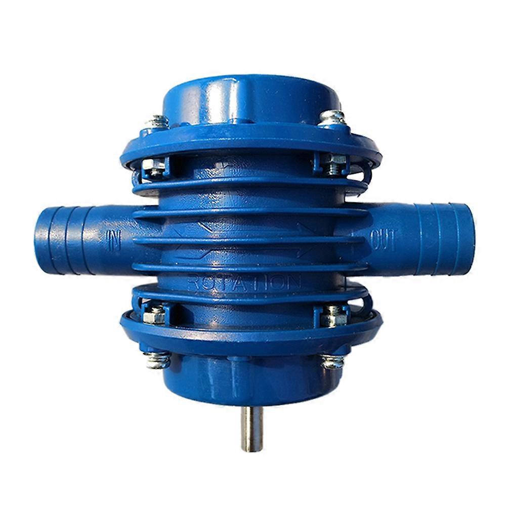 Mini Floating Water Pump for Drill Use Dark Blue Engineering Plastic High Capacity Pumping 5660L/Min