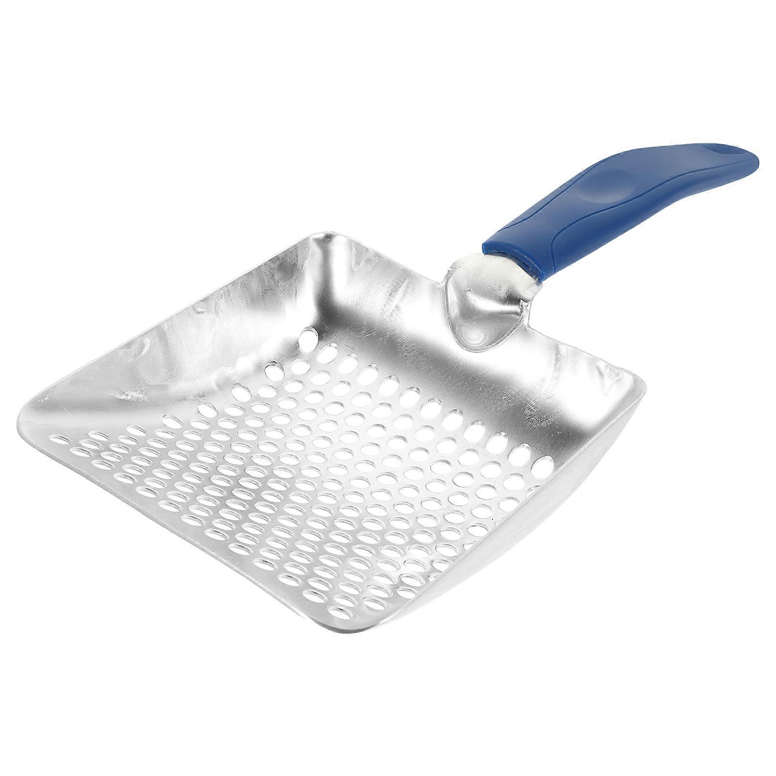 Aluminum Alloy and Plastic Pet Litter Scoop for Cleaning Use with Large Surface 7.8x4.3 Inches