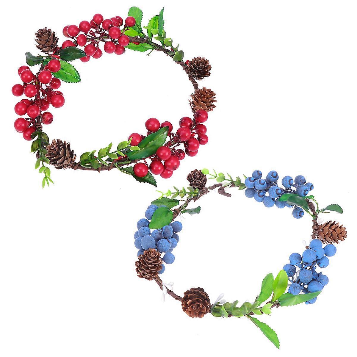 Durable MultiColored Berry Headpiece for Weddings and Parties Comfortable Hair Accessories One Size Fits Most