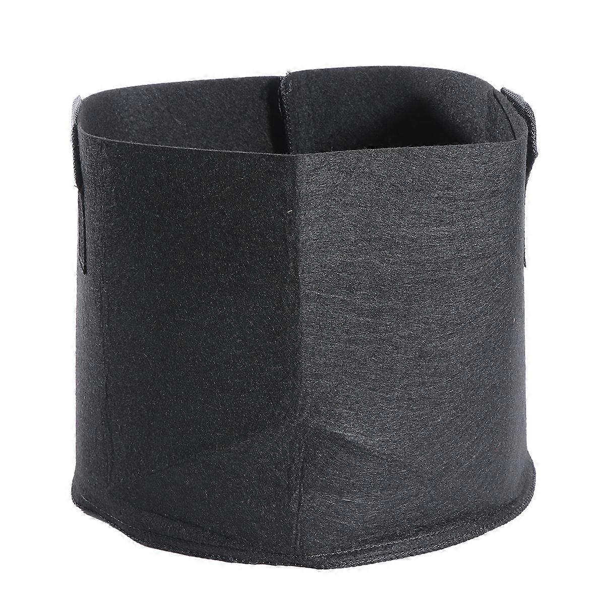 Aeration Non-Woven Fabric Pots Plant Grow Bag for Planters 22cm Height Temperature Regulation 1Pcs
