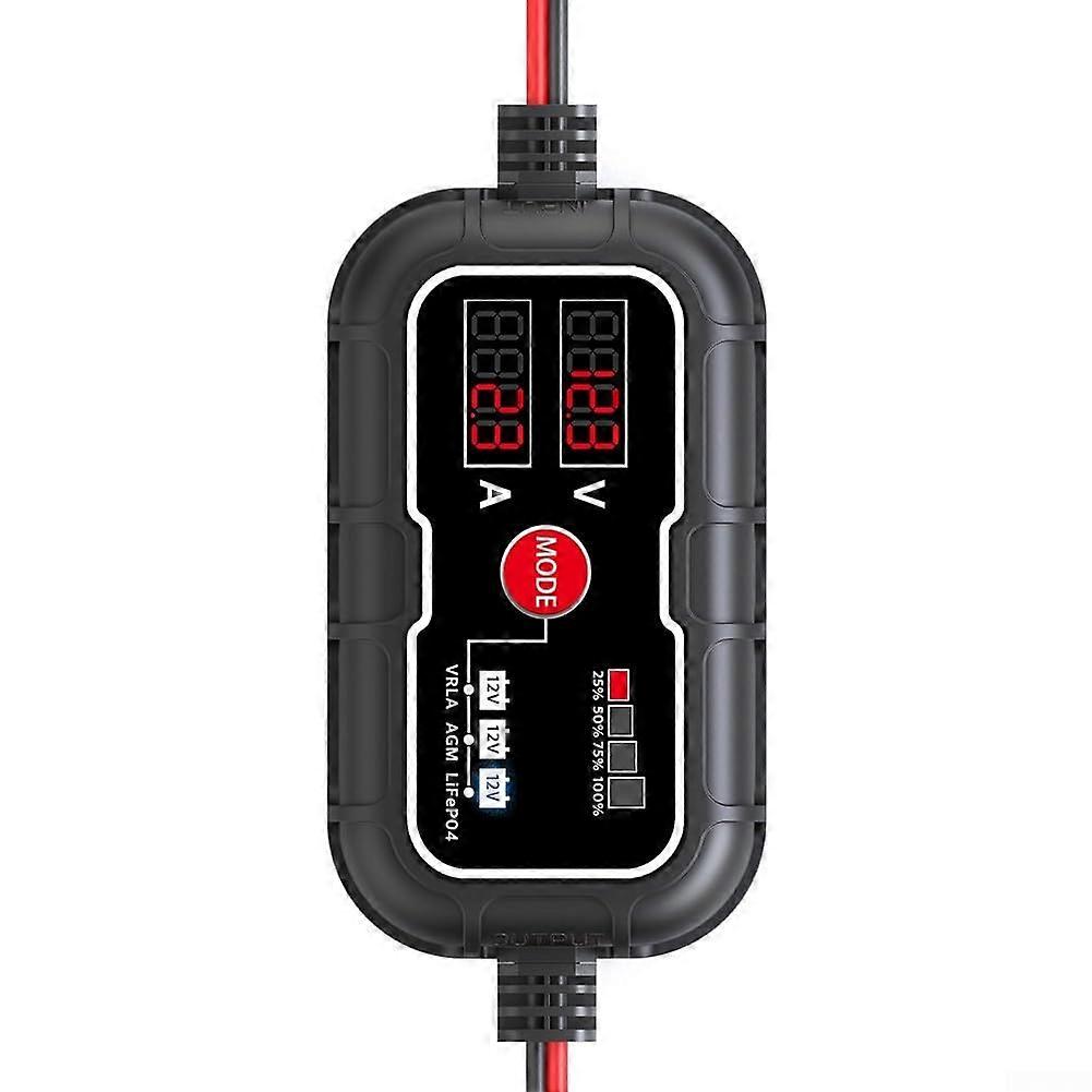 10A 12V LCD MPPT Solar Charge Controller for Lithium Battery with SAE Connector
