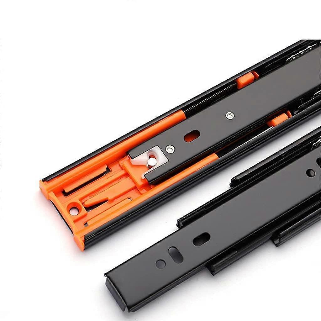 Drawer Runners with Damping Closed Silent Smooth Load Capacity 25.0 kg Dog Gate Hanging Drawer Buffer: 35 cm