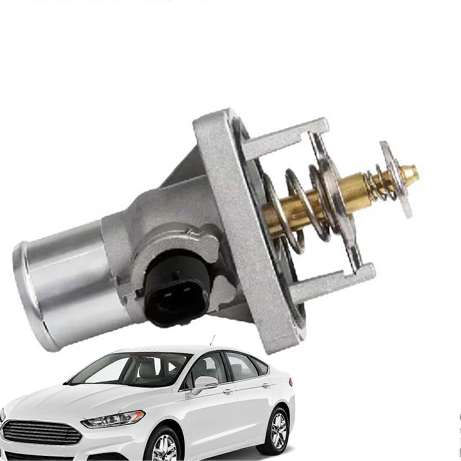 Motor Thermostat with Gasket for Automobile Cooling System Replacement, Compatible with Oil and Coolant Systems
