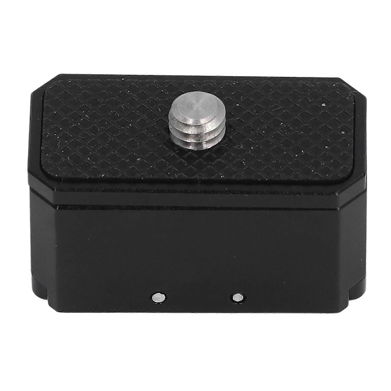 Quick Release Plate 1/4 Inch Screw Port Aluminum Anti Slip Mat QR Plate Camera Mount Adapter for Zhiyun for Osmo Action for Insta360