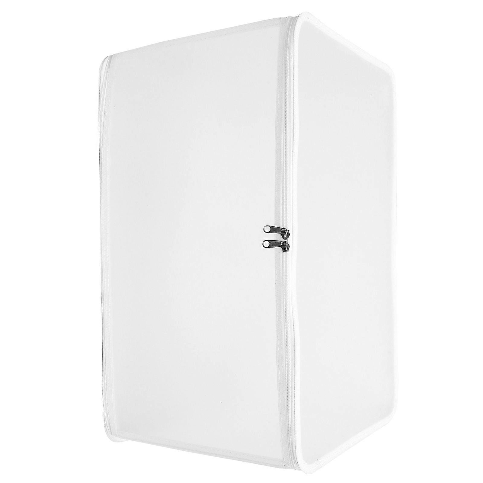 Large Capacity Foldable Clothes and Bedding Organizer with Zipper Portable Garment Storage Box