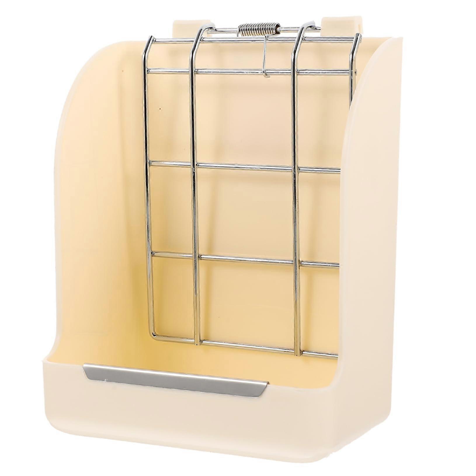 Pet Hay Feeder for Rabbits and Guinea Pigs, Durable Large Hay Rack Easy to Clean for Cages, Neutral Color