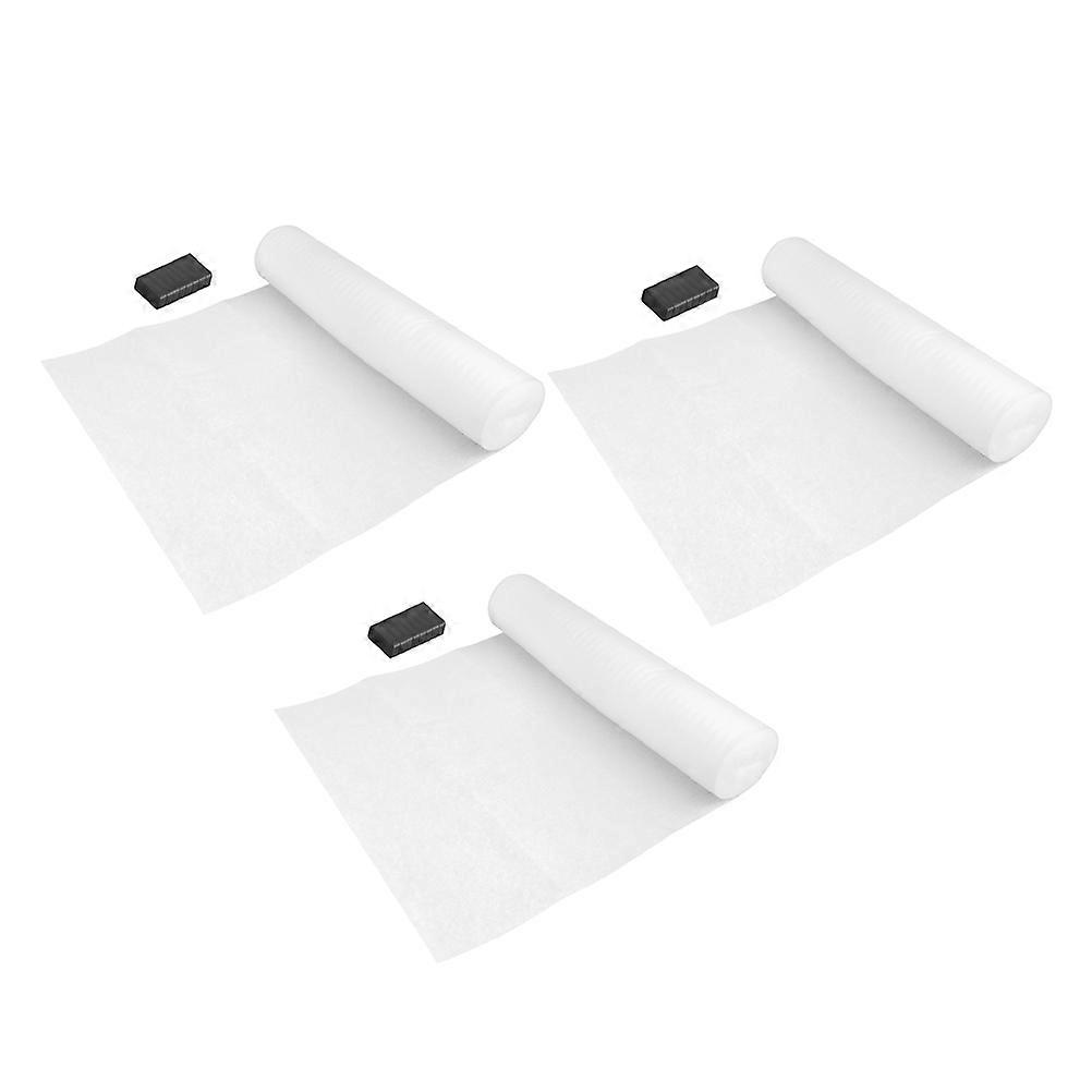 Grease Filtration Kitchen Range Hood Oil Absorbing Paper Sheet 3Pcs Easy To Install For Homeowners