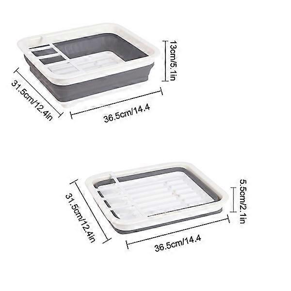 Collapsible Dish Rack Kitchen Storage Holder Drain Bowl