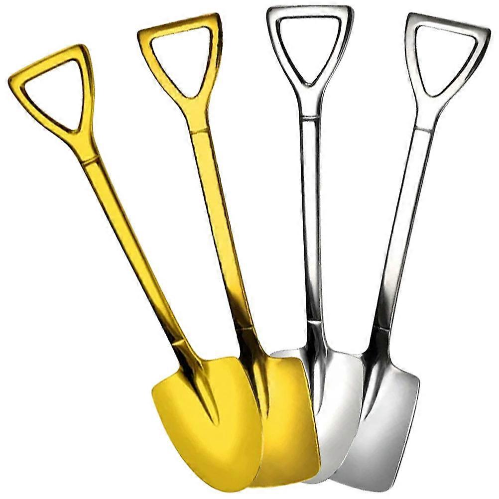 Stainless Steel Dessert Spoon for Home Use Assorted Pieces Compact Size