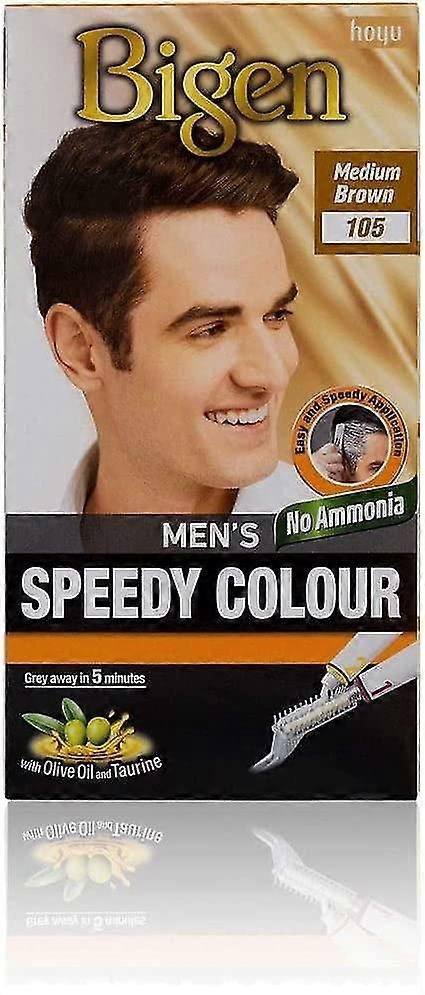 Bigen Men's Speedy Color Medium brown 105