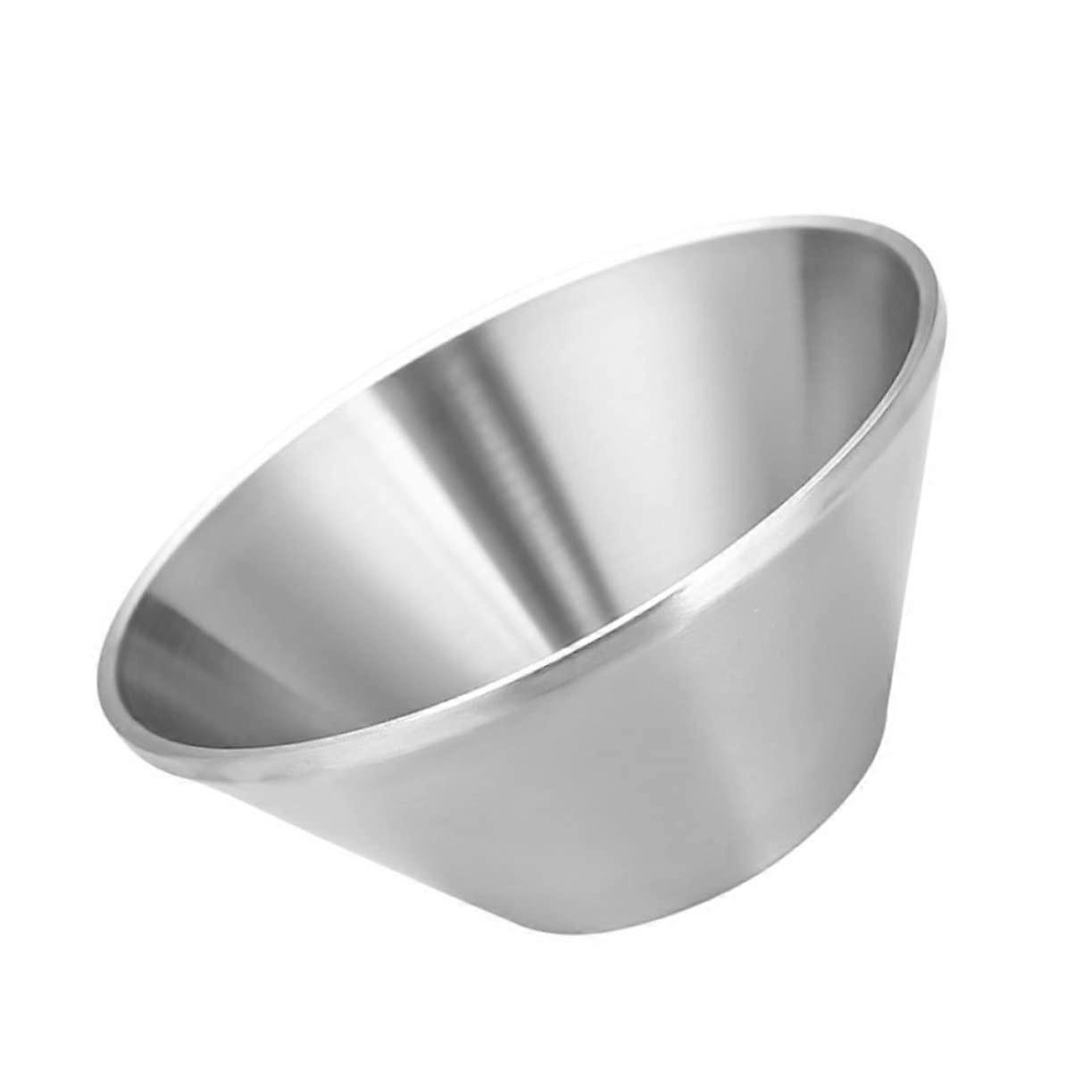 Double Layer Insulated Bowl, Stainless Steel Instant Pasta Container, Anti-Scald Snack and Dough Bowl, 1 Quart Size