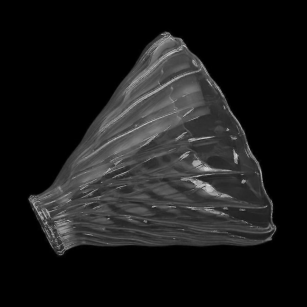 Glass coffee drip filter, transparent cone, suitable for multiple scenarios