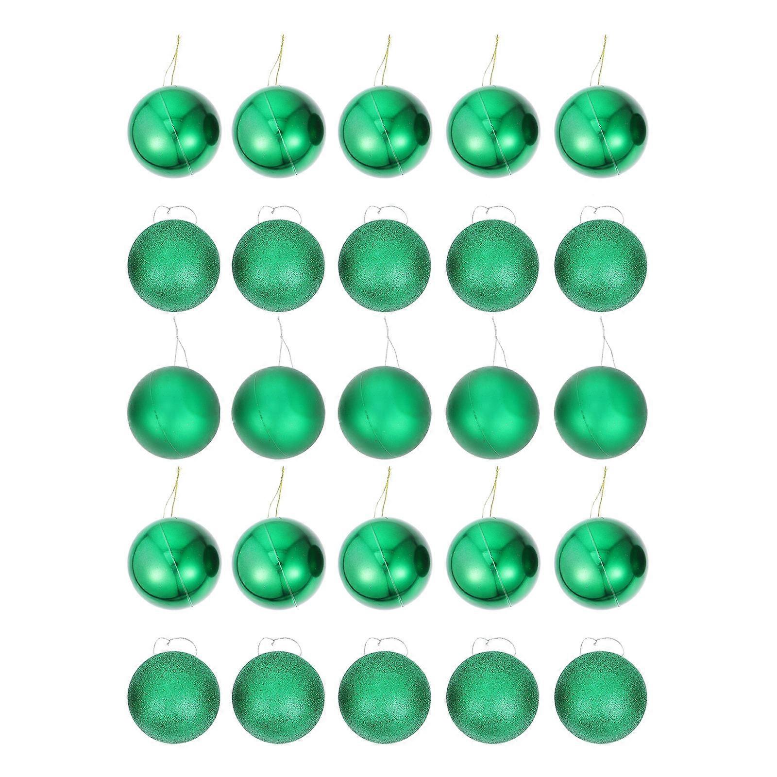 Festival Decor Supply 24Pcs Decorative Balls For Christmas Tree Hanging Decor Featuring Beautiful Round Design
