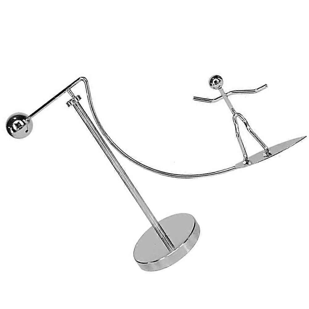 Rotating Tumbler Balance Ball Ornament for Science Enthusiasts – Physics Demonstration Desktop Art for Office and Home Decor