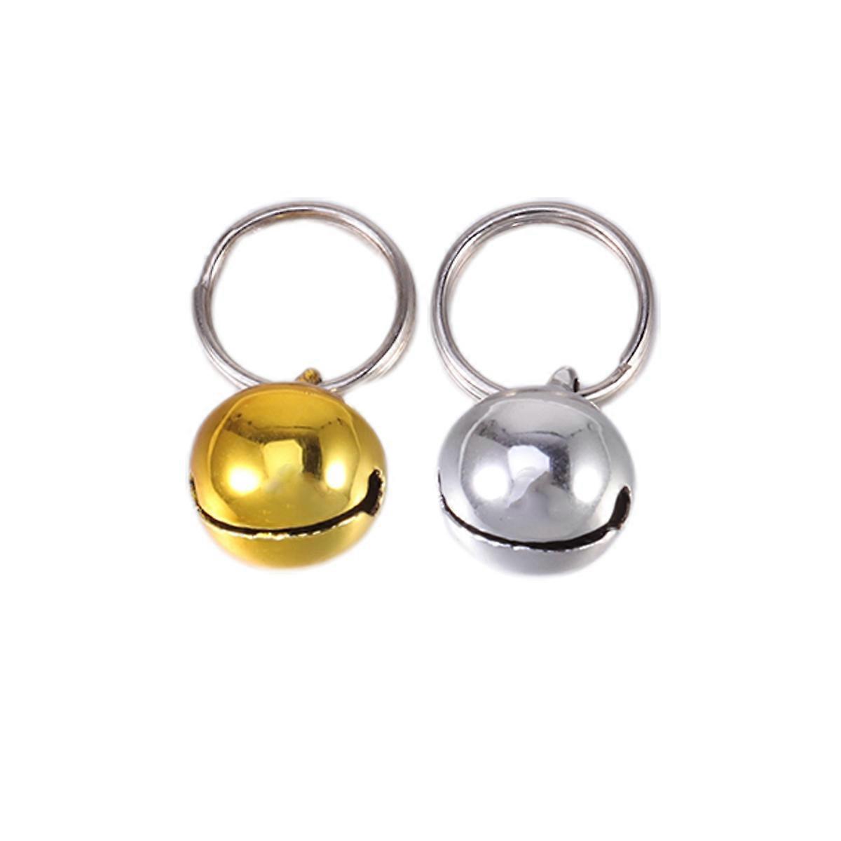 Pet Dog Bells for Collar with Excellent Jingle Sound Assorted Color Metal 14mm