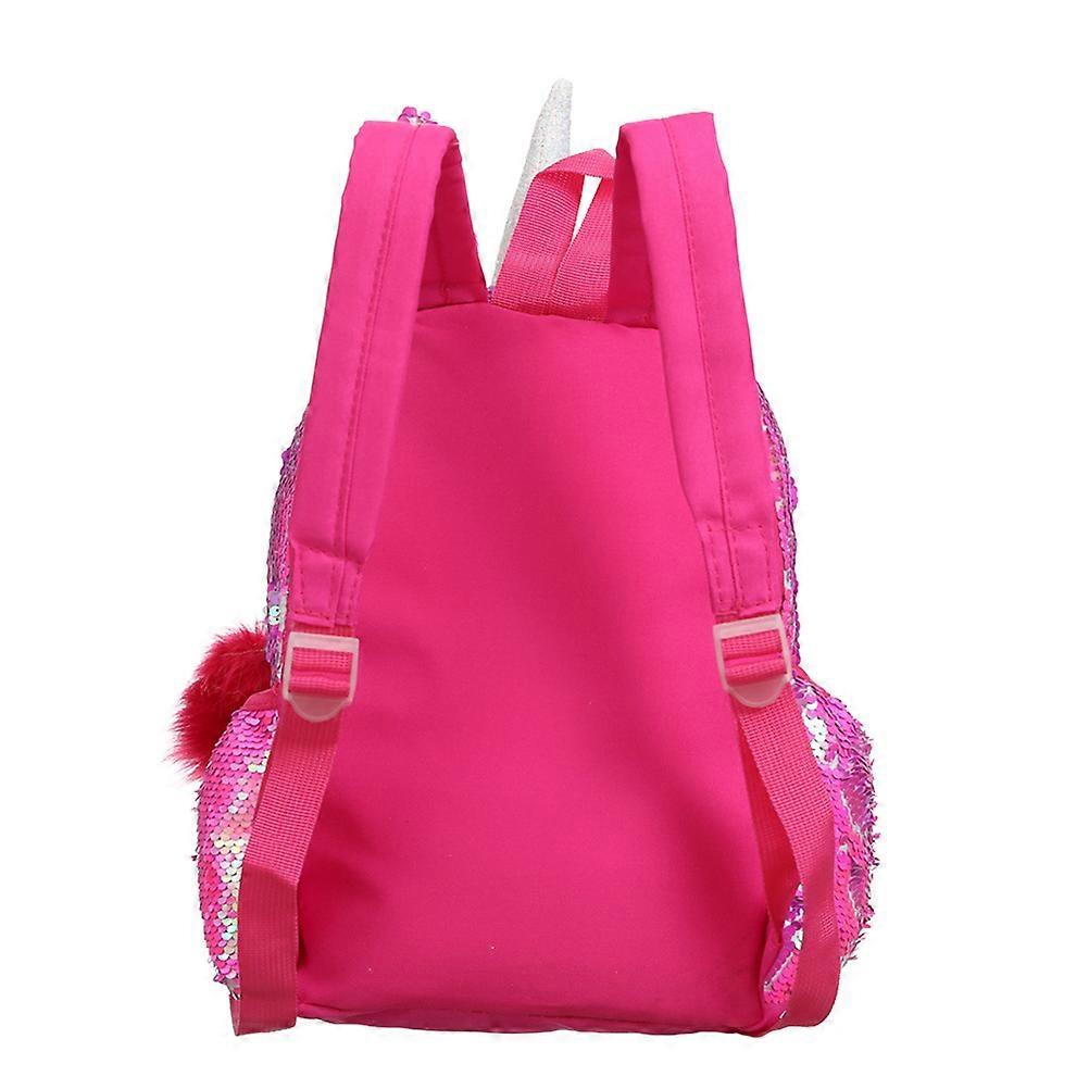 Fashion Sequin Children Backpack Unicorn Print Travel Field Trips 24x10x34cm 1Pcs