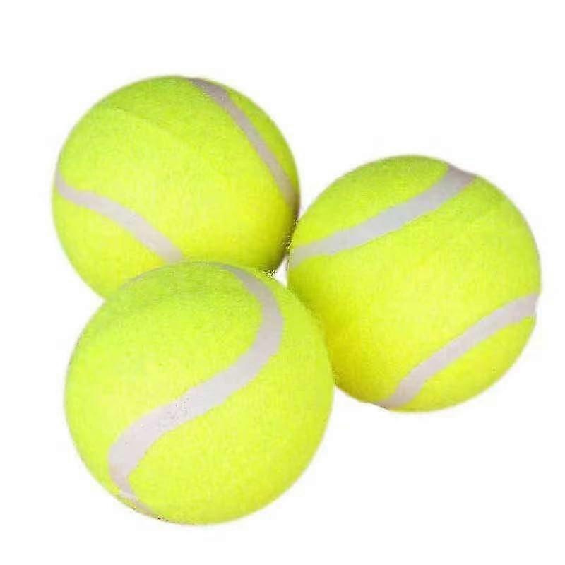 Durable Rubber Chew Balls for Dogs, 3-Pack, High Bounce, for Aggressive Chewers, Interactive Fetch Toy, Easy to Clean