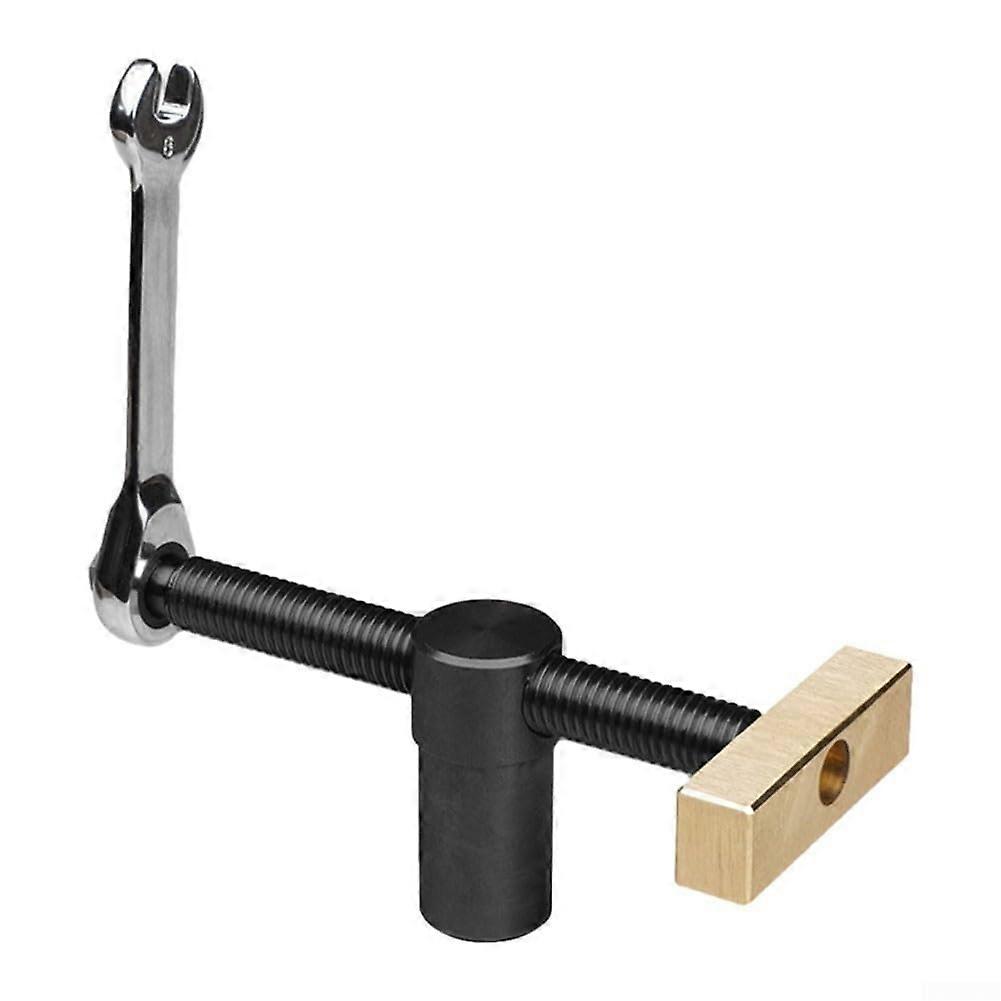 Advanced clamping solution for workbenches, equally suitable for craftsmen and hobbyists (20 mm, black)
