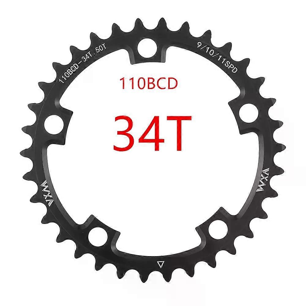 Variable Speed 110BCD&130BCD Double Chain Crank Set Highway Bicycle, 34T-50T 36T-52T 39T-53T 42T-55T-46T-56T sprocket Bike