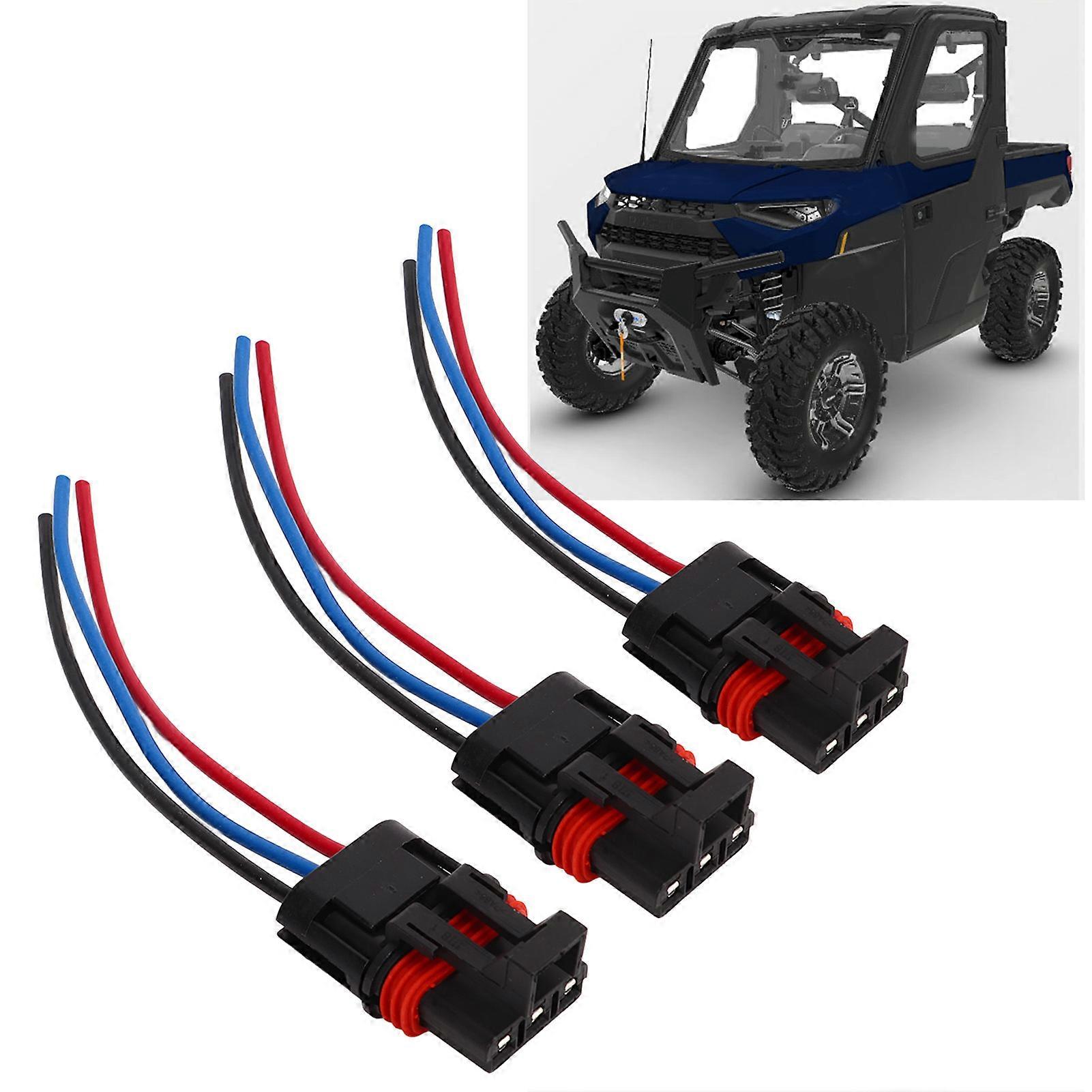 6Pcs Pulse Power Plug Pigtail Connector Harness Replacement for Polaris Ranger XP 1000 2018‑2022 