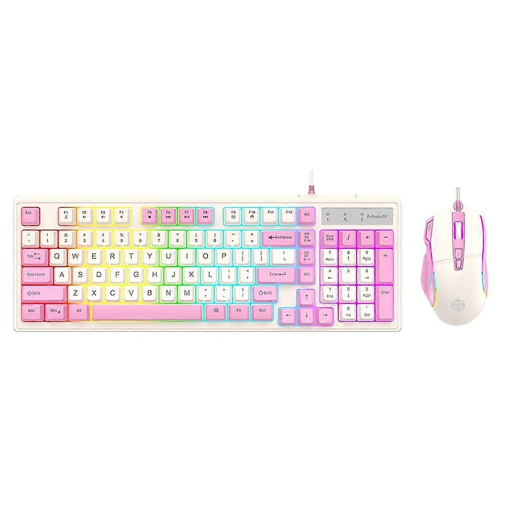 K-Snake Wired Keyboard Keyboard+Mouse (Pink)