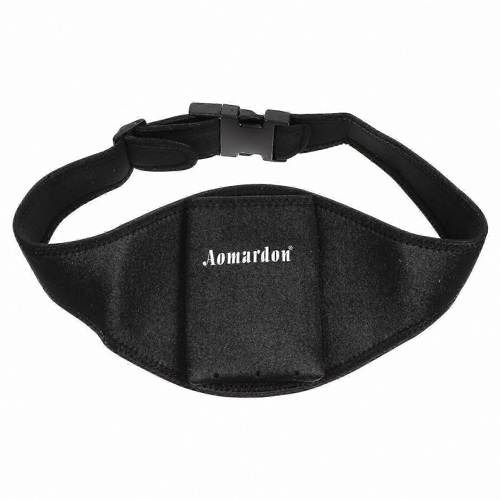 Adjustable Waist Bag for Fitness Instructors Microphone Holder Carrier