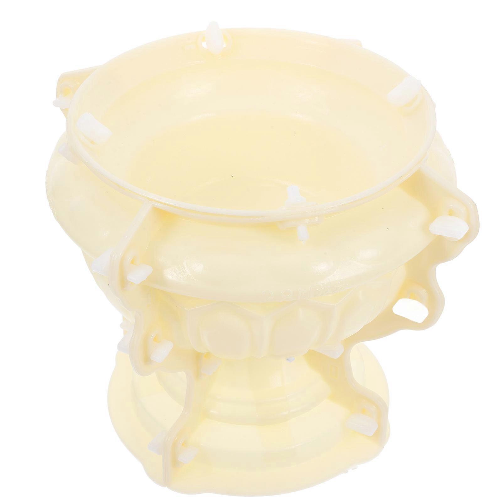 European Style Sturdy Plastic Reusable DIY Flowerpot Mold for Crafts – Ideal for Unique Flower Pots and Bonsai Planters