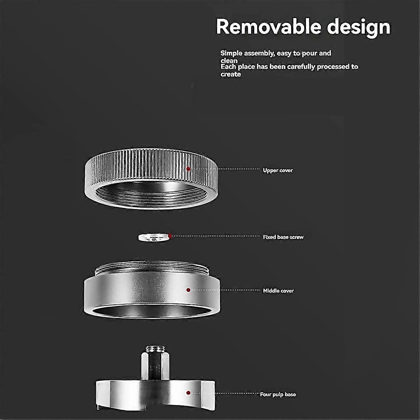 For coffee powder press tamper 51mm Gray