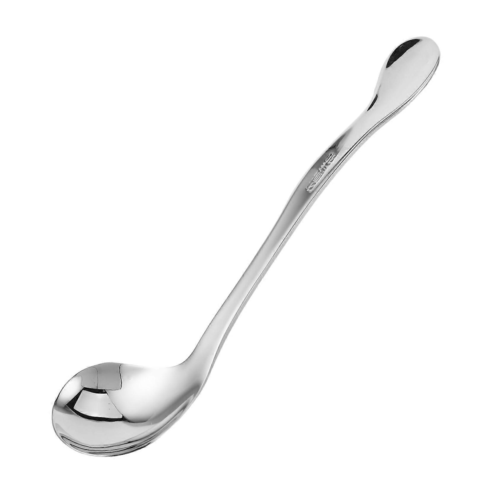 Adaptive Spoon for Seniors Left-Handed Use Ergonomic Eating Utensil Easy to Clean for Individuals with Limited Mobility