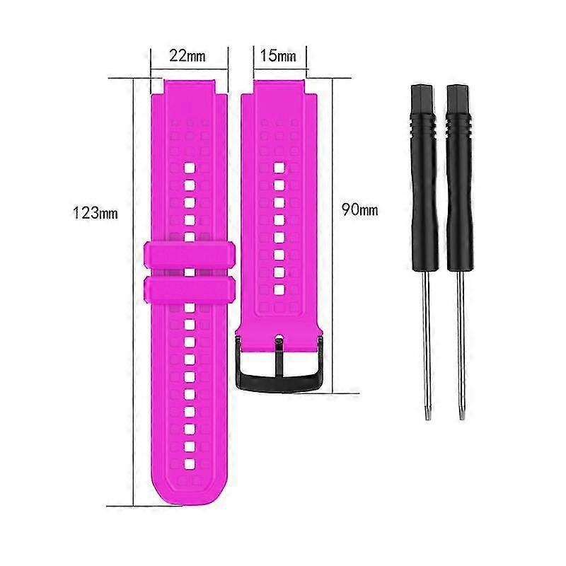 Large Size Wristwatch Band Strap With Tool for Garmin Forerunner 25 Men's Watch Replacement