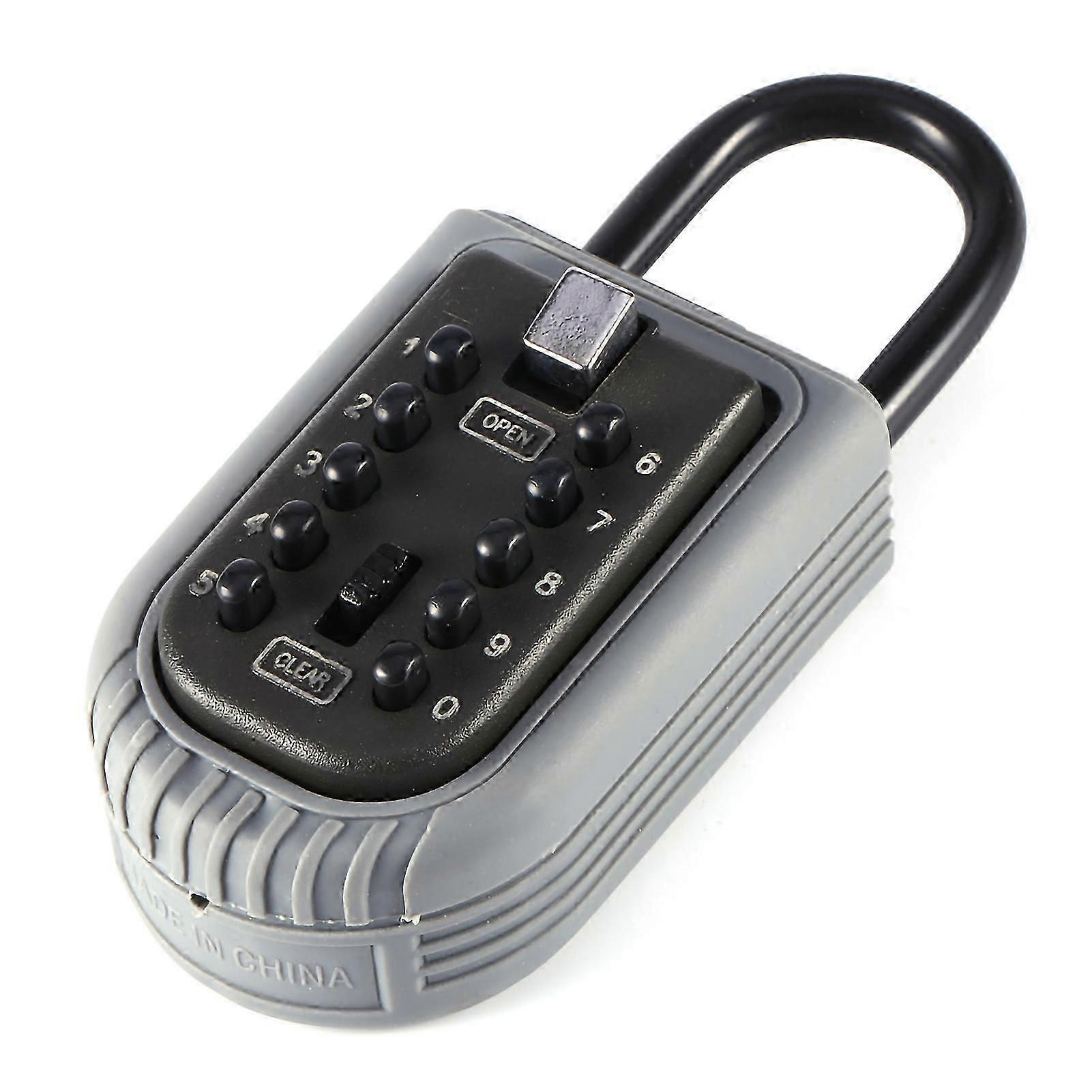 10 Digit Combination Hide Key Lock Box Storage Wall Mount Security Outdoor Case