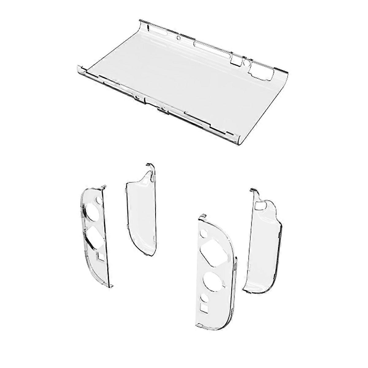 Transparent Protective Case for Switch 2 Split Case Cover Anti-Fall Protective Shell Cover Game Console Clear Case