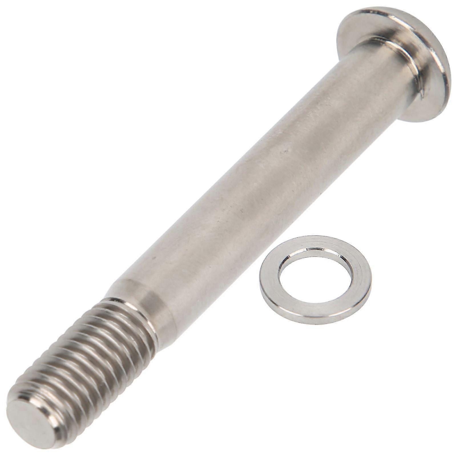 Saddle Clamp Seatpost Titanium Alloy Bolt Screw Gasket for Brompton Folding BicycleYMQX)