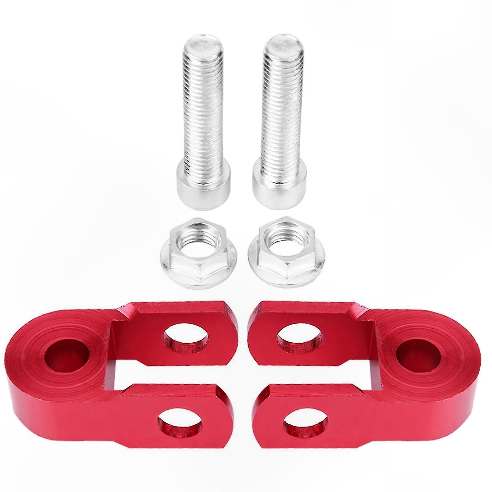 Universal Motorcycle Rear Shock Absorber Extension Kit, 2pcs Height Riser Adapter for Enhanced Performance