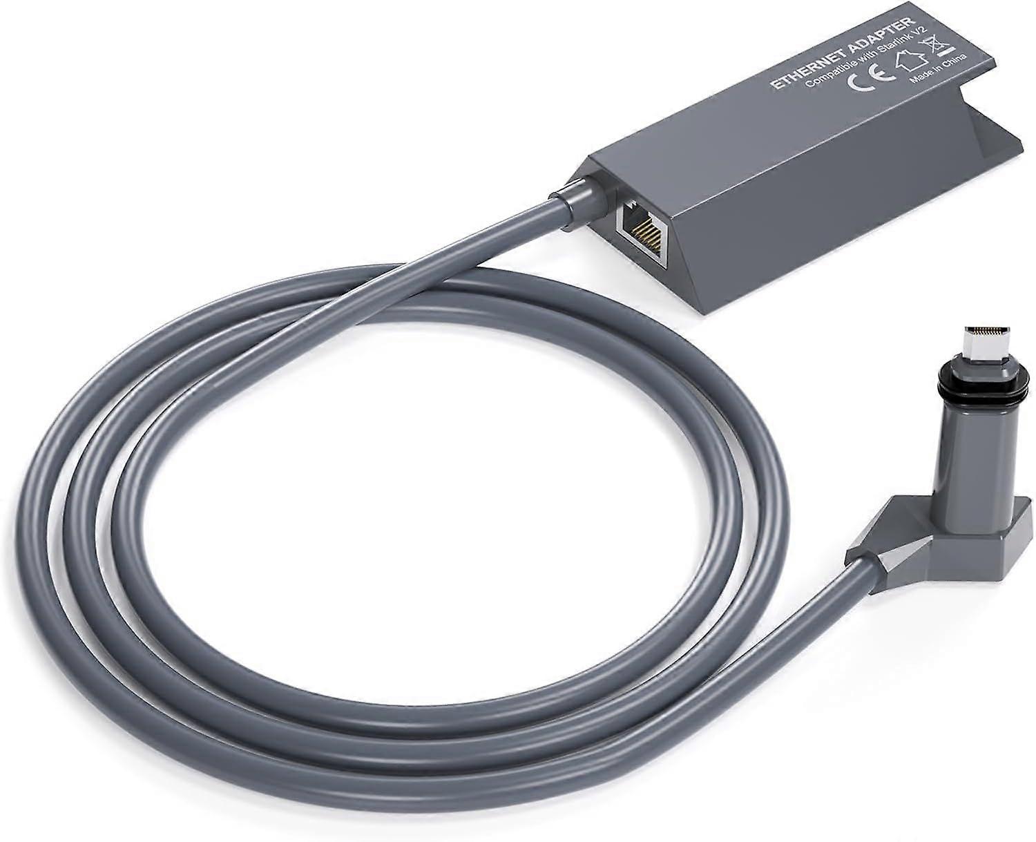 Ethernet adapter for Starlink standard driver, Gen2 adapter for fast and stable connection to wired external network, Starlink to RJ45 adapter compati