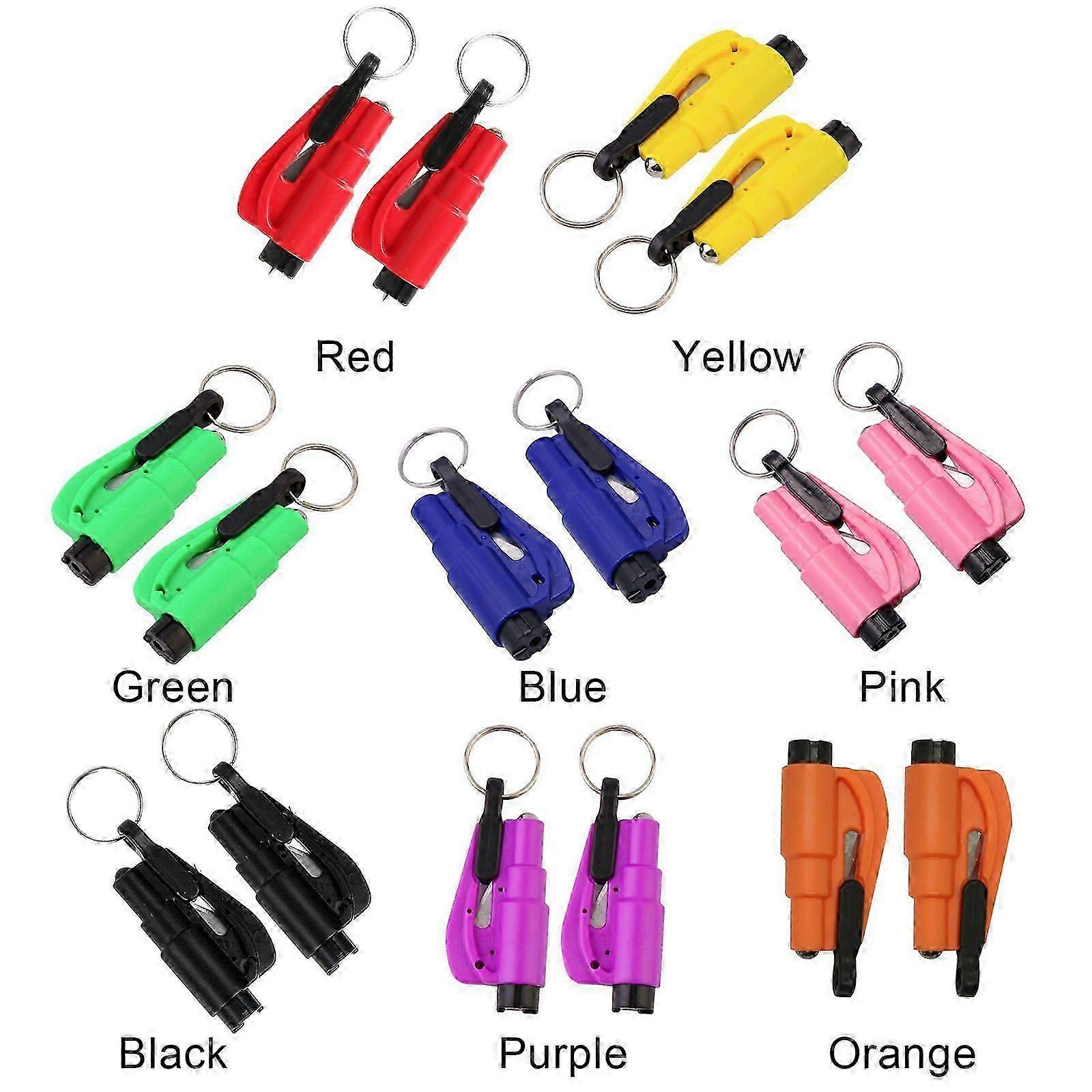 Vehicle Safety Tool Duo - Twin Window Breakers and Belt Cutters