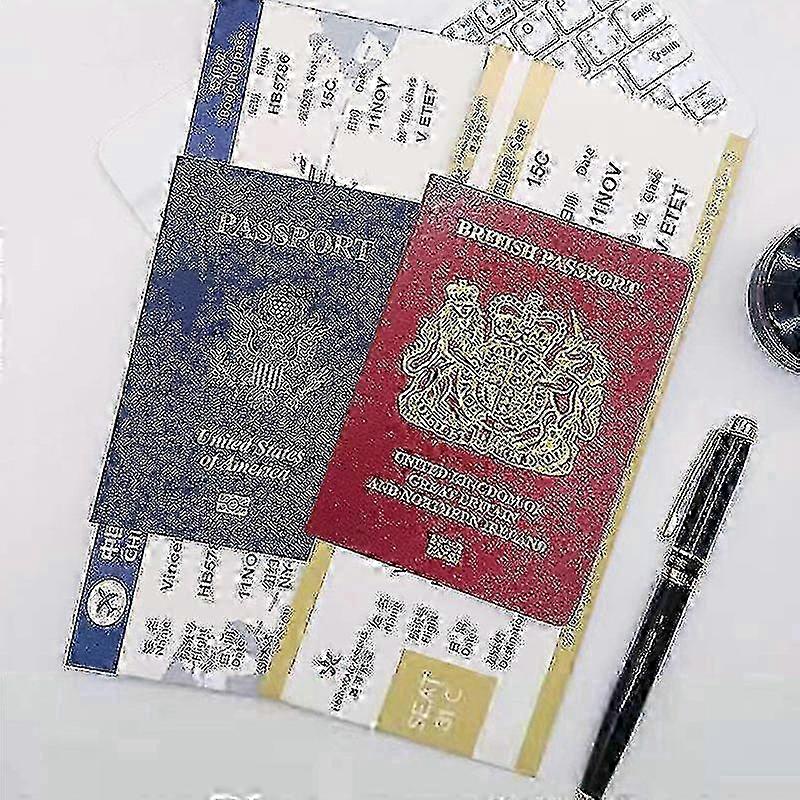 Simulation Passport Notebook for Travel Journal and School Supplies