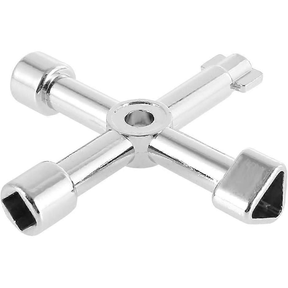 Multi-function wrench, multi-purpose triangular cross wrench for electric water and gas box, first aid kit key opener