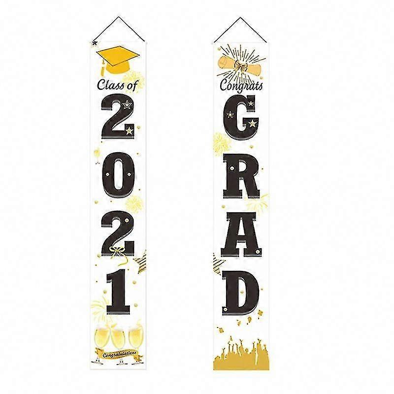 2pcs Graduation Party Couplets for Decorations