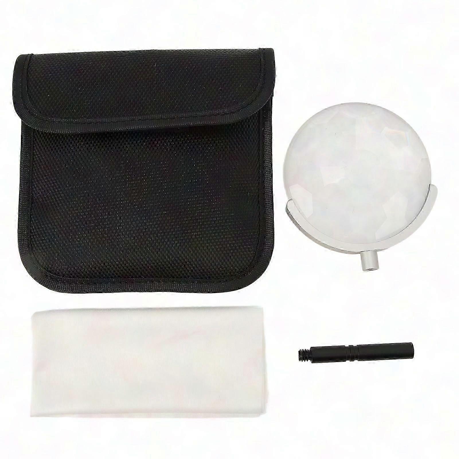 Glass Prism Filter 77mm Handheld Kaleidoscope Lens for Creative Photography Effects