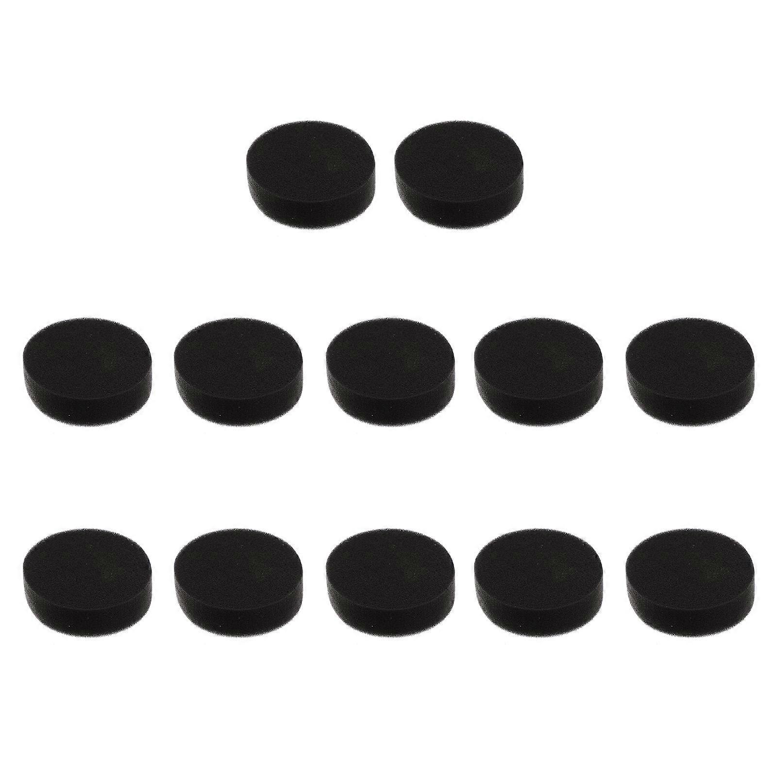 Auto Sponge Applicator Sponge Kit for Car Maintenance Black Material Used for Scratch Improvement 12Pcs