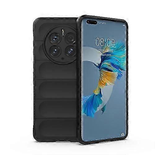 For Huawei Mate 50 Pro Magic Shield TPU + Flannel Phone Case