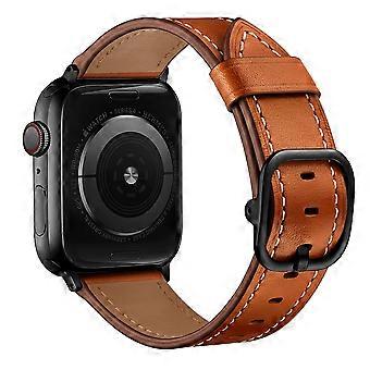 Genuine Leather Watch Band Replacement for Apple Watch Series 10 42mm/9 8 7 41mm/6 5 4 SE SE (2022) 